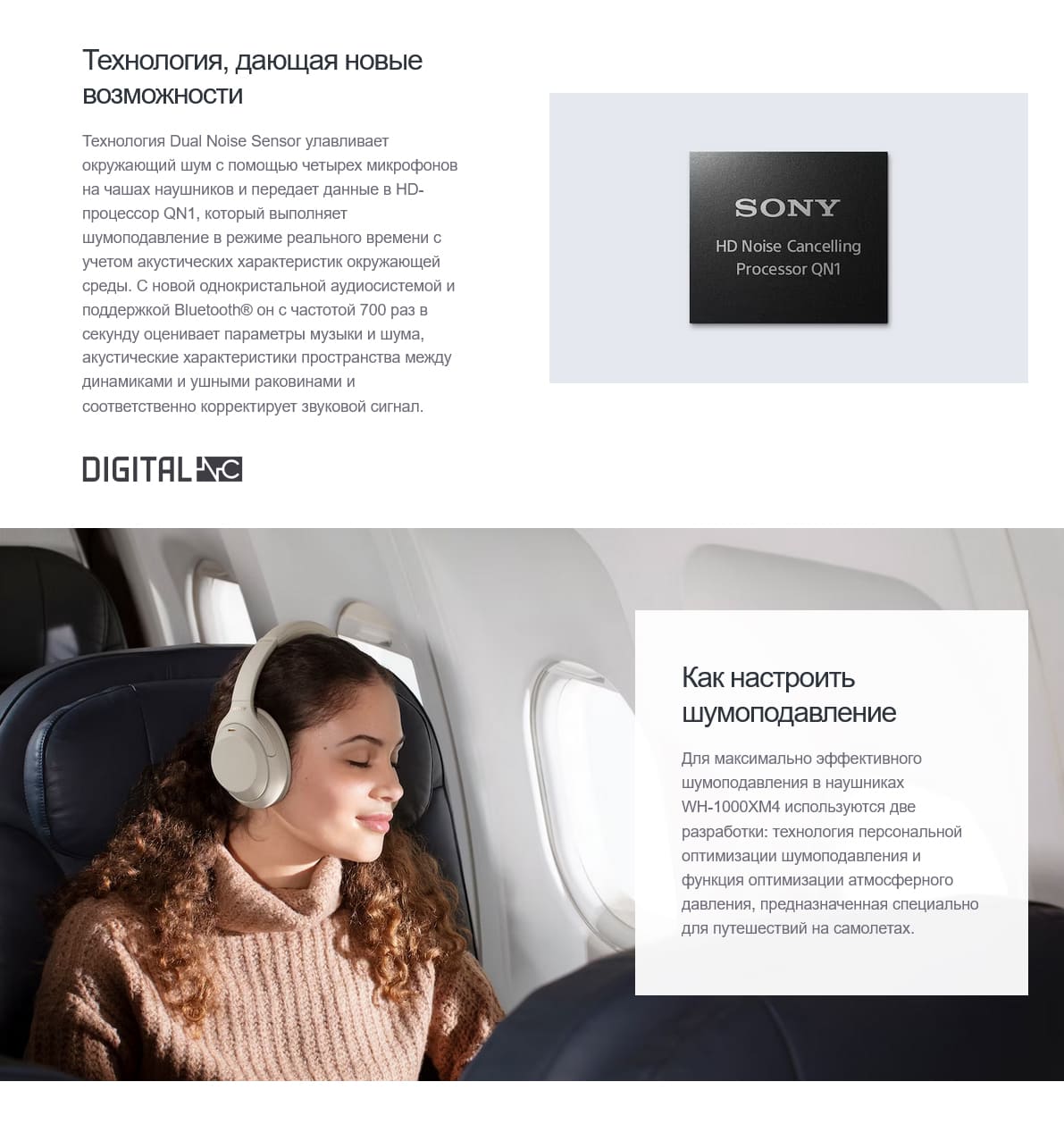 Беспроводные наушники с шумоподавлением WH-1000XM4 Sony hi-store